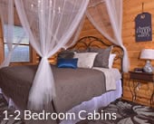 1-2 Bedroom Cabins in Smoky Mountains